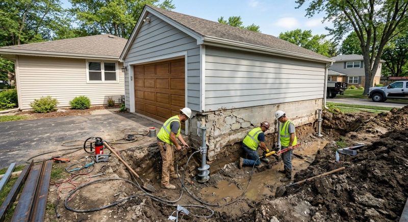 Basement Foundation Repair in Davidson County, NC