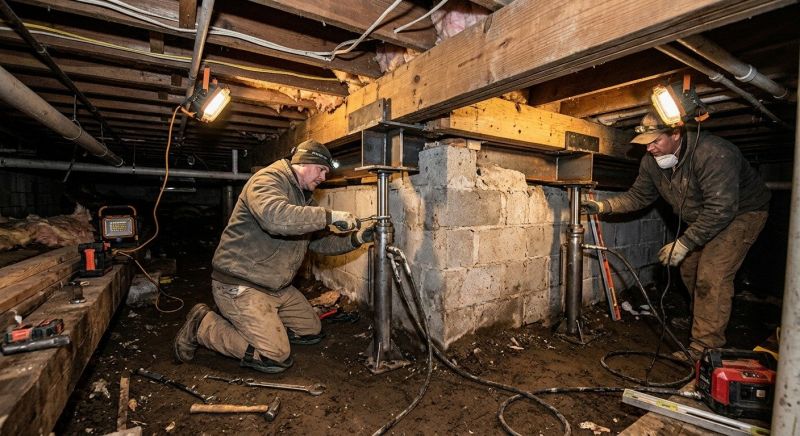Basement Foundation Repair in Asheboro, NC