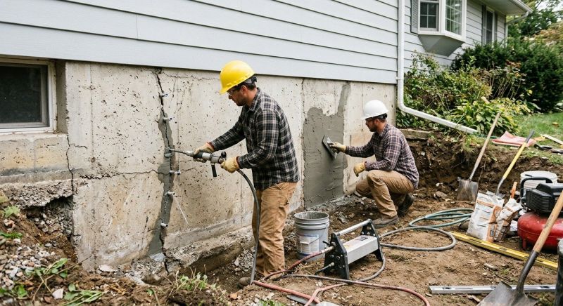 Basement Foundation Repair in Asheboro, NC