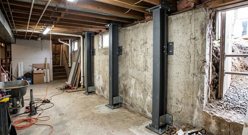 Basement Stabilization in Asheboro, NC