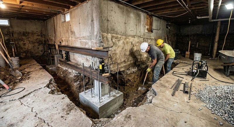 Basement Underpinning in Asheboro, NC