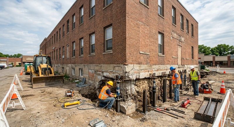 Commercial Foundation Repair in Asheboro, NC