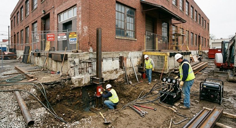 Commercial Foundation Repair in Asheboro, NC