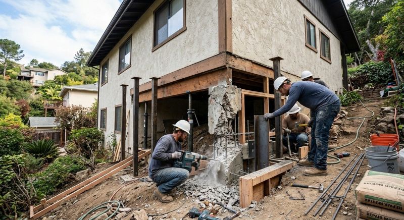 Concrete Foundation Repair in Robbins, NC