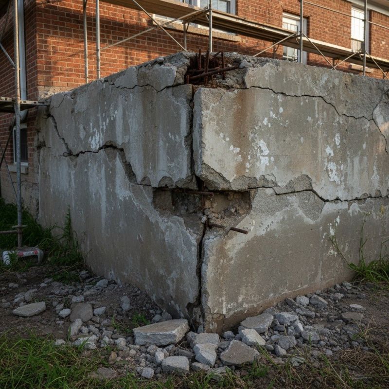 Cracked Foundation Repair in Biscoe, NC
