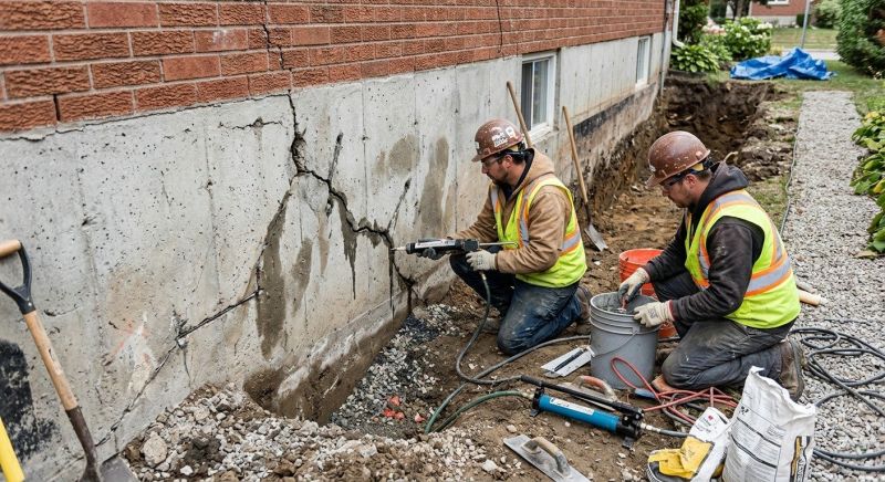 Cracked Foundation Repair in Chatham County, NC