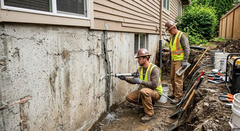 Cracked Foundation Repair in Montgomery County, NC