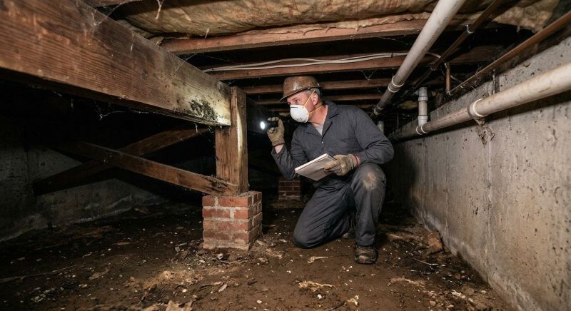 Crawl Space Leveling in Asheboro, NC