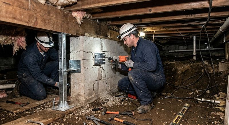 Crawlspace Foundation Repair in Biscoe, NC