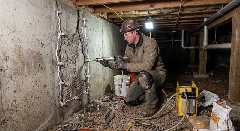 Crawlspace Foundation Repair in Robbins, NC