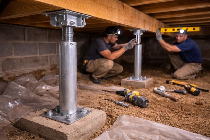 Crawlspace Structural Repair in Asheboro, NC