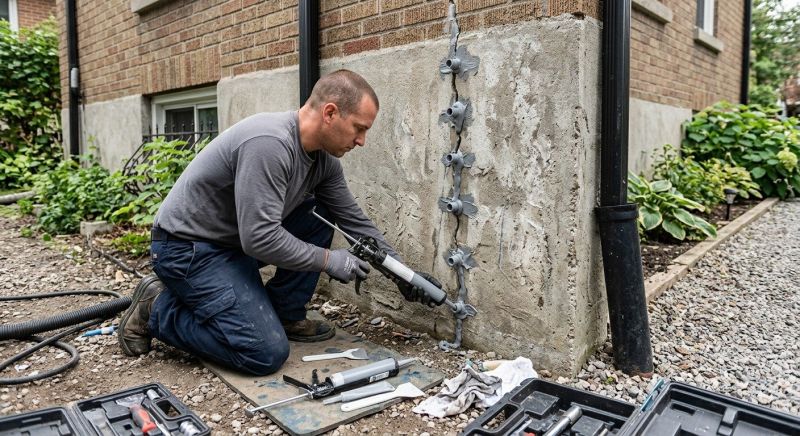 Foundation Crack Repair in Biscoe, NC