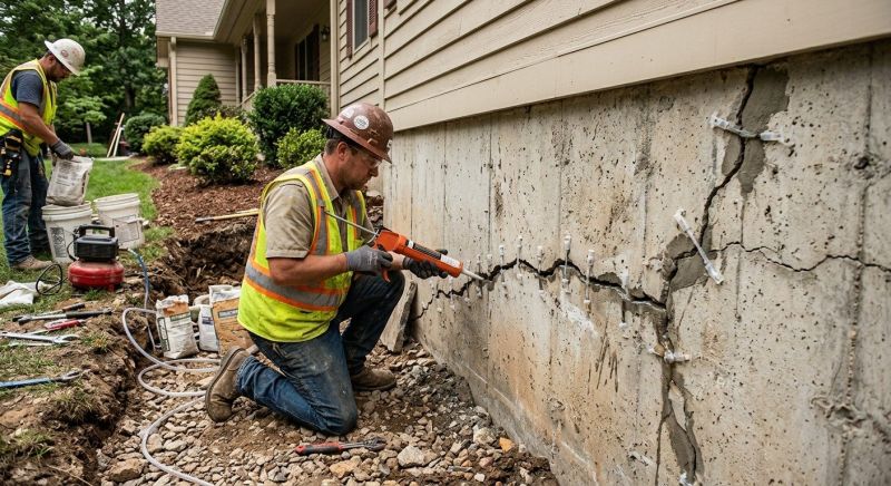 Foundation Cracks Repair in Asheboro, NC