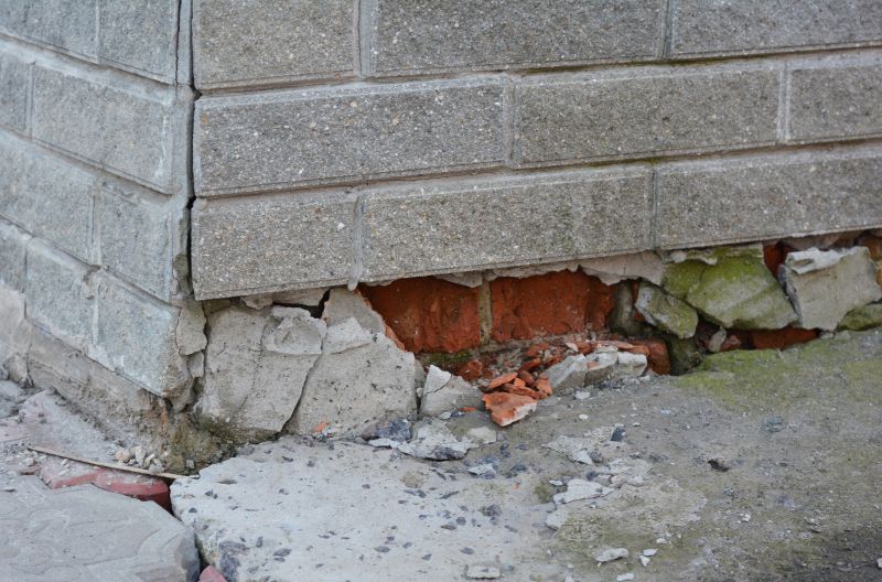 Foundation Damage Repair in Troy, NC
