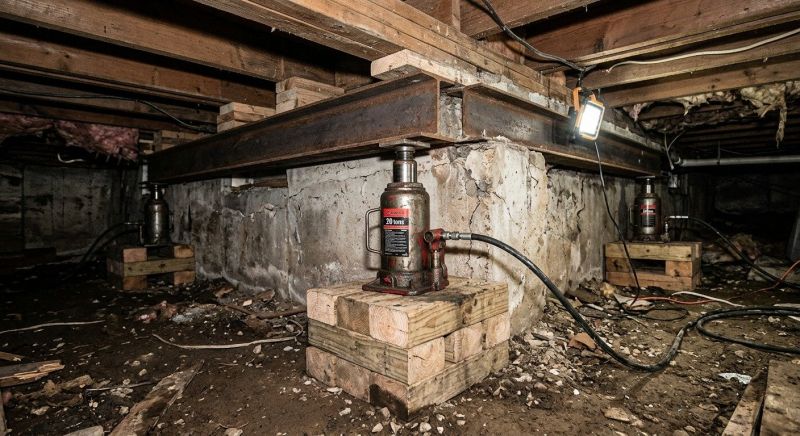 Foundation Jacking in Biscoe, NC
