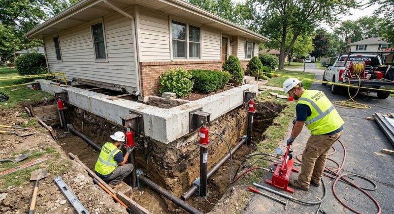 Foundation Jacking in Chatham County, NC