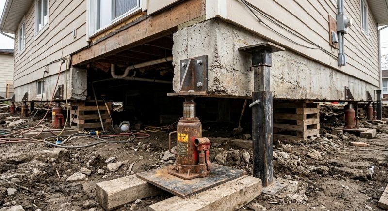Foundation Jacking in Chatham County, NC