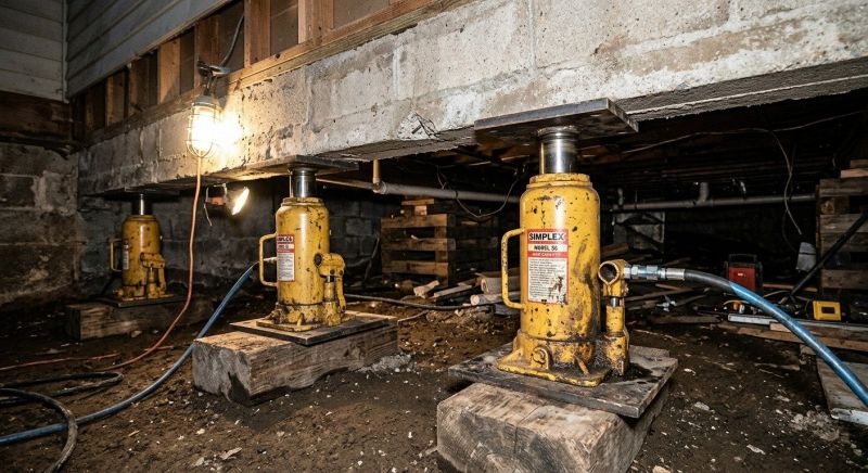 Foundation Jacking in Davidson County, NC