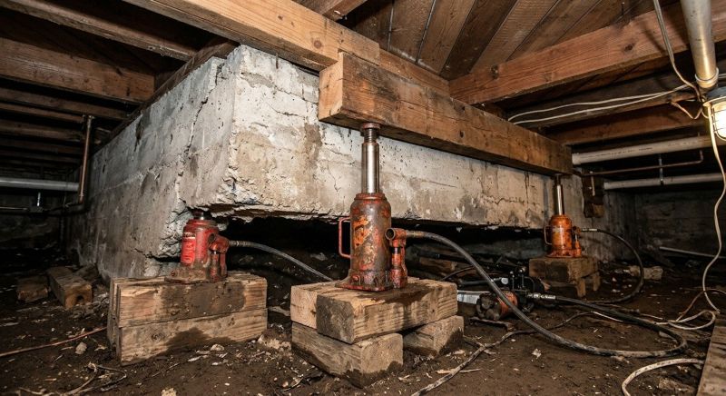 Foundation Jacking in Jamestown, NC