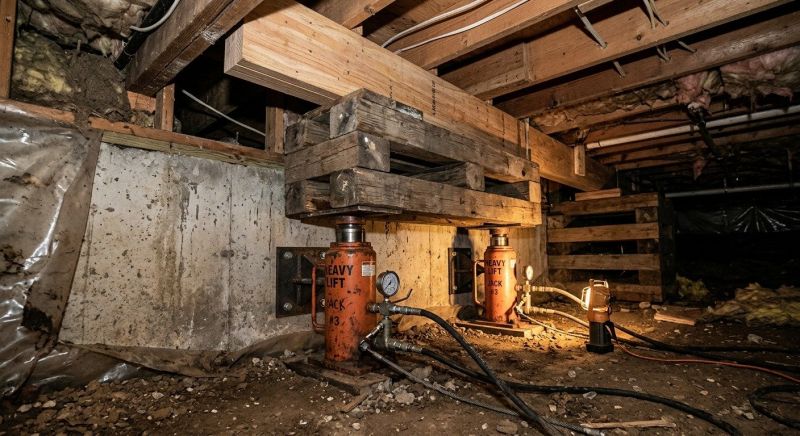 Foundation Jacking in Asheboro, NC