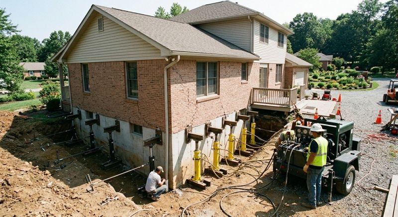 Foundation Jacking in Asheboro, NC