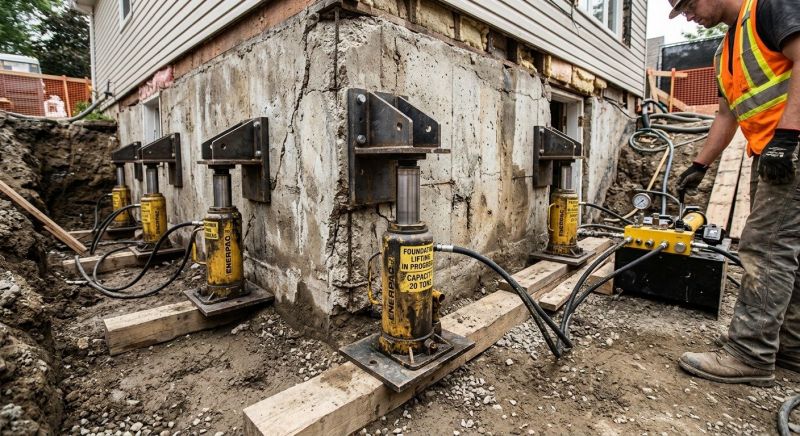 Foundation Jacking in Asheboro, NC