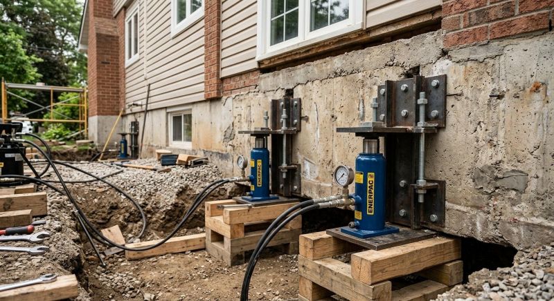 Foundation Jacking in Montgomery County, NC