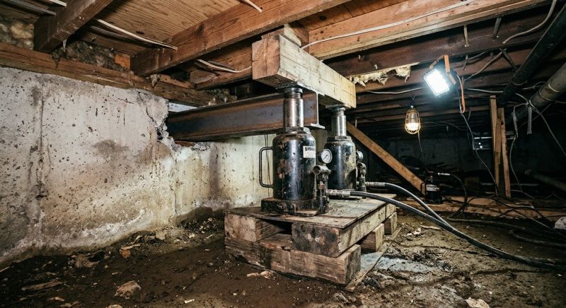 Foundation Jacking in Troy, NC