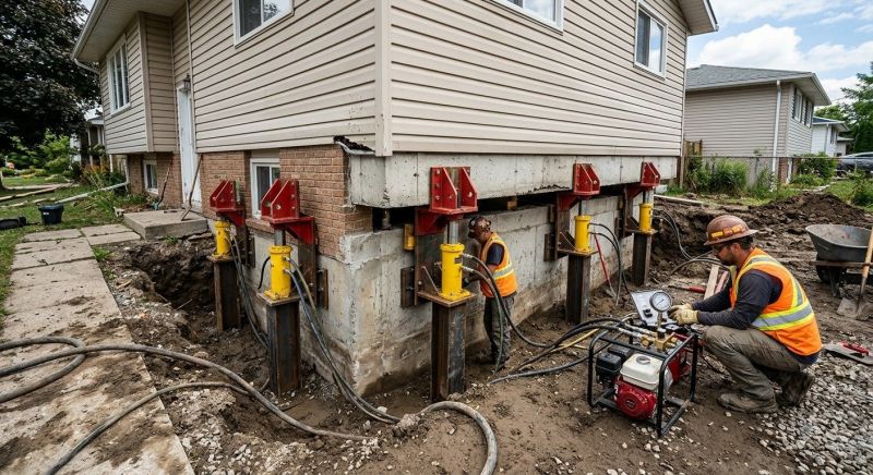 Foundation Lifting in Biscoe, NC