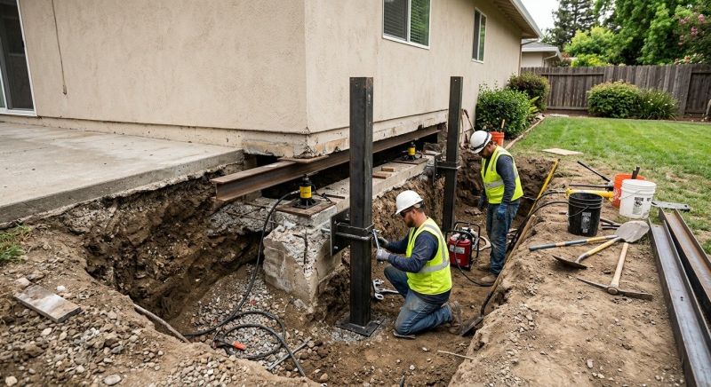 Foundation Pier Repair in Asheboro, NC