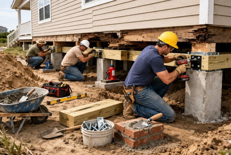 Foundation Raising in Ramseur, NC
