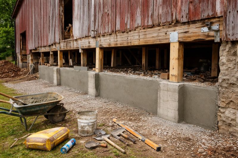 Foundation Renovation in Asheboro, NC