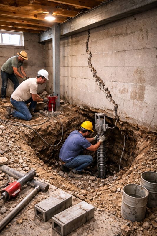 Foundation Structural Repair in Jamestown, NC