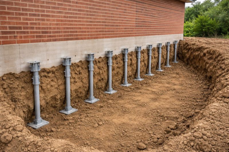 Helical Pile Installation in Asheboro, NC