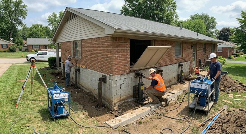 Home Foundation Leveling in Troy, NC