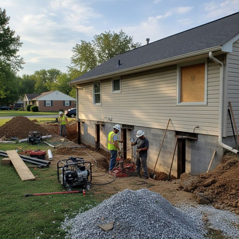 Home Foundation Repair in Davidson County, NC