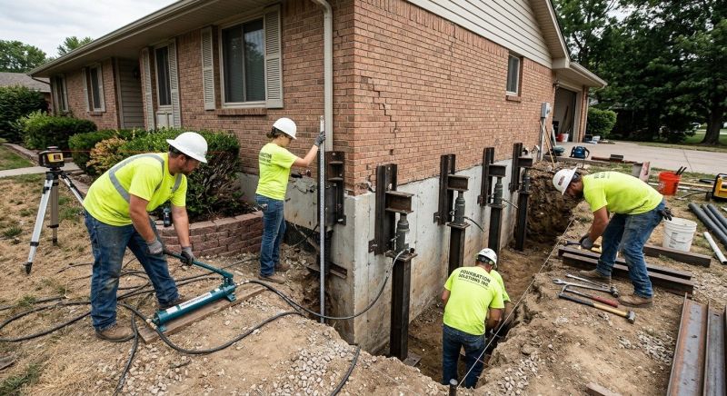 House Foundation Leveling in Asheboro, NC