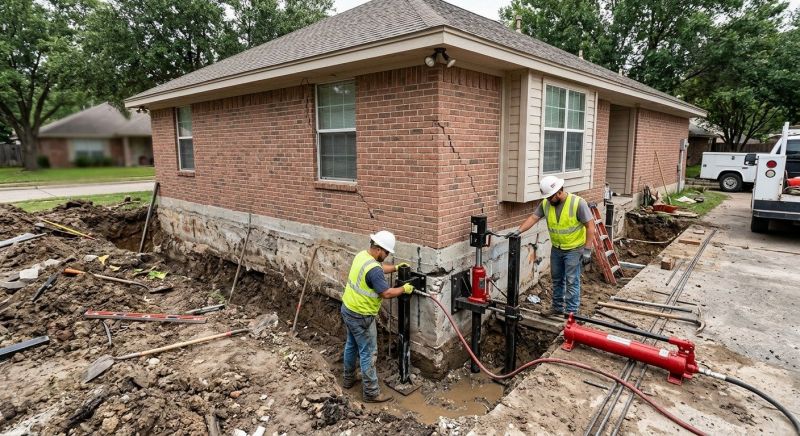 House Foundation Repair in Bear Creek, NC