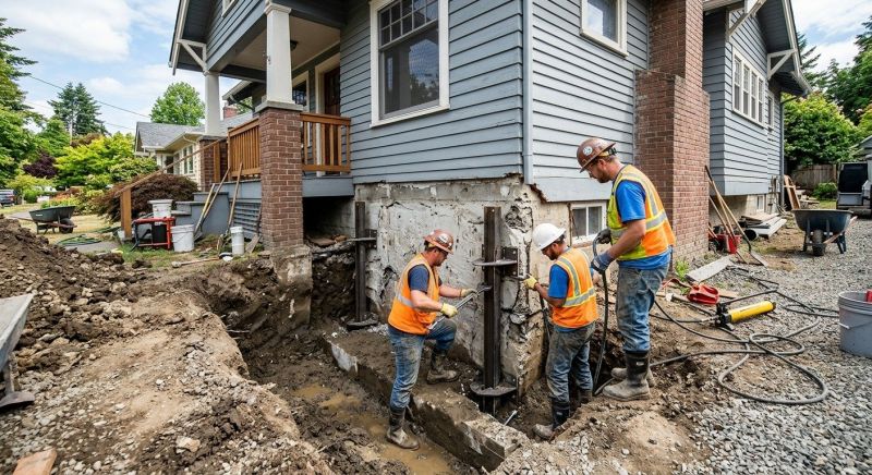House Foundation Repair in Davidson County, NC