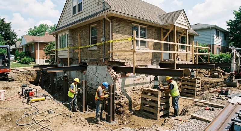 House Foundation Repair in Davidson County, NC