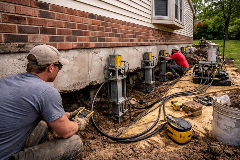 Settling Foundation Service in Ramseur, NC