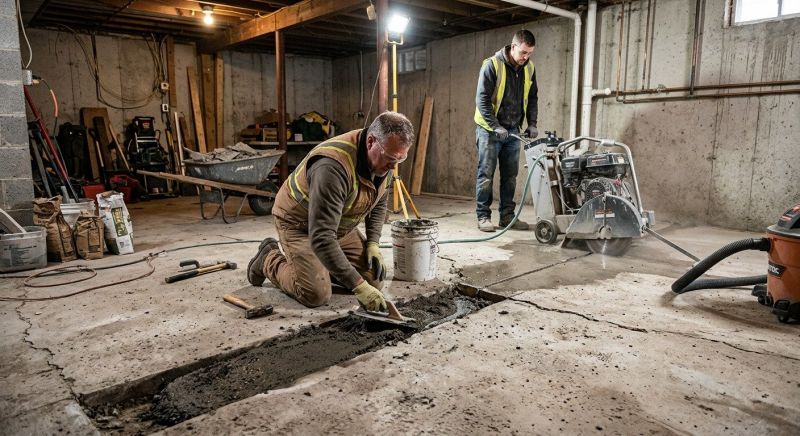 Slab Foundation Repair in Asheboro, NC