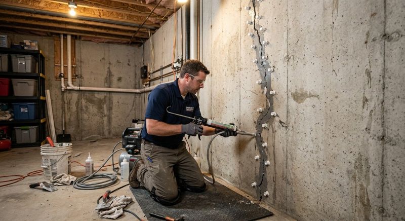 Structural Crack Repair in Asheboro, NC
