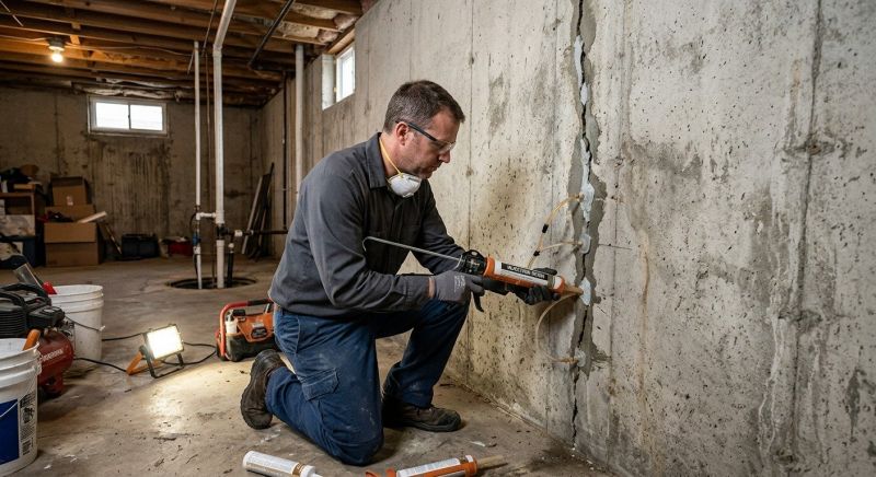 Structural Crack Repair in Asheboro, NC
