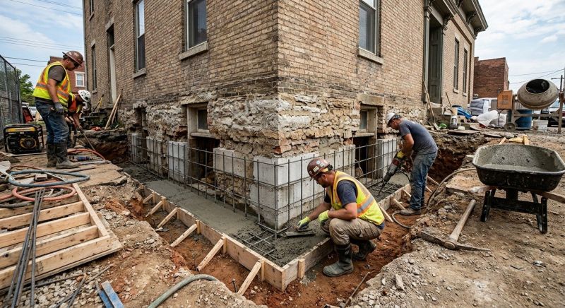 Underpinning Repair in Asheboro, NC